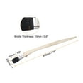 thumbnail image 2 of Uxcell 2pcs Bent Radiator Paint Brush 1" Width Curved Paint Soft Bristle Brushes with Long Wood Handle for Wall, 2 of 6
