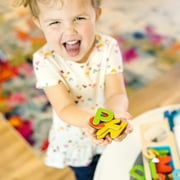 Melissa & Doug 52 Wooden Alphabet Magnets in a Box - Uppercase and Lowercase Letters - FSC Certified
