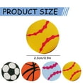 thumbnail image 3 of Preplabs Sports Themed Erasers, with Fun Shapes for Office and Personal Use, Non-Toxic and Durable, Sustainable Materials for Eco-Conscious Stationery, 3 of 7