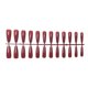 thumbnail image 1 of Seitruly 24 piezas Extra largas Prensa en uñas Artificial DIY Sólido Duradero Francés Elegante Uñas acrílicas para salones de manicura Arte Cubierta Juegos de manicura 15Pasta de frijol rojo Seitruly CE011405-15, 1 of 6