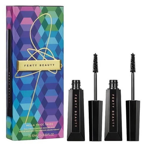 Máscara de pestañas Fenty Beauty Hella Thicc, voluminizadora, 10 ml, 2 unidades