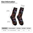thumbnail image 2 of Rateoe Humming Bird for Women Casual Calf Socks - Cute Crew Socks - Thin Soft Above Ankle Socks Size 5-11, 2 of 6