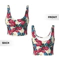 thumbnail image 5 of Lsque Beautiful Flower Printed Women'S Sports Bra, Compression, Moisture Wicking, High-Impact Sports Bra For Women,Supportive sports bra-X-Large, 5 of 9