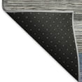 thumbnail image 5 of Addison Rugs Mayfield Premium Machine Washable Transitional Stripes Denim Rectangle Rug, 2'6" X 3'10" Machine Washable Transitional Stripes Denim Oversized Sherpa Throw Blanket, 5 of 7