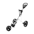 thumbnail image 3 of Carrito de golf de empuje y tracción Carrito de golf de tracción Carrito de golf portátil de 3 ruedas Fácil de transportar Equipo liviano Bolsa de Negro, 3 of 8