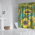 thumbnail image 2 of Waterproof Cute Sunflower Colorful Shower Curtain 72x72 Inch Boho Style Polyester Unique Shower Curtain for Bathroom Hotel Home Decor with 12 Plastic Hooks, 2 of 5