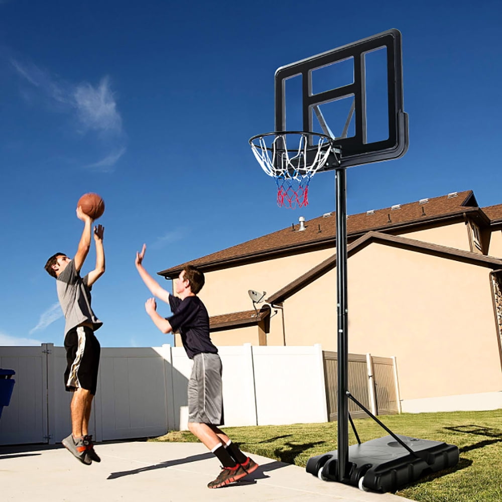 Spaco Basketball Hoop, Basketball Hoop Stand,Adjustable Portable Basketball Hoop Stand with Shatterproof Backboard Wheels