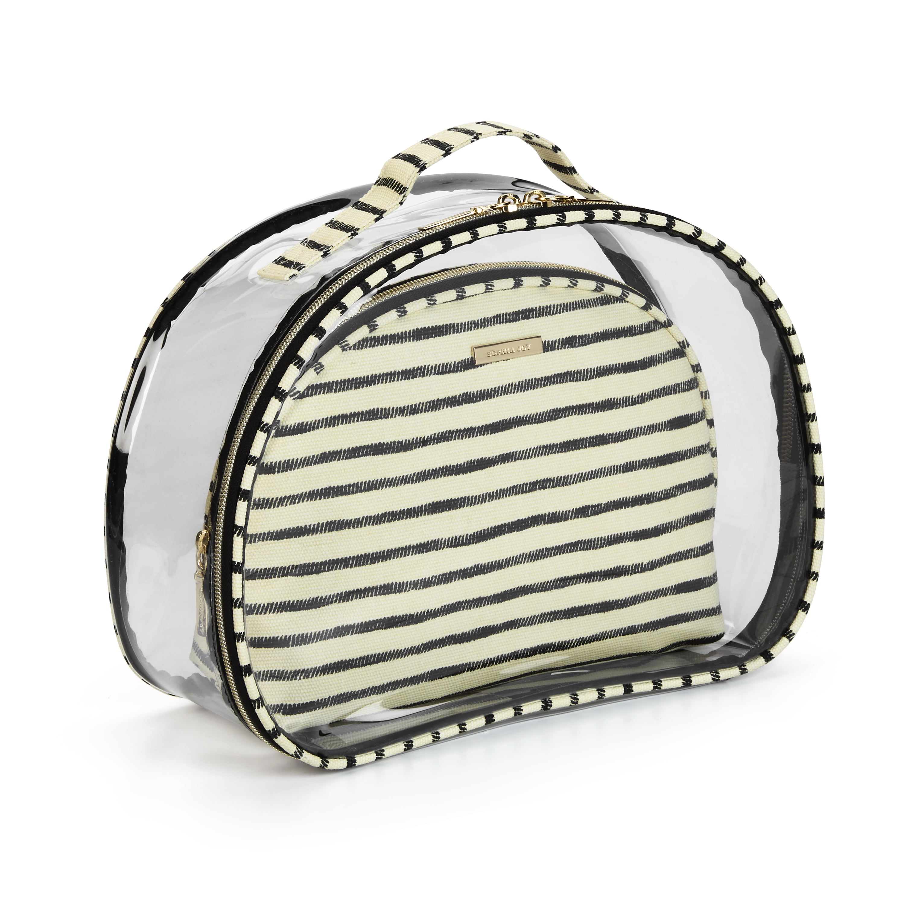 SJ 2pc Round Train Case, Stripes