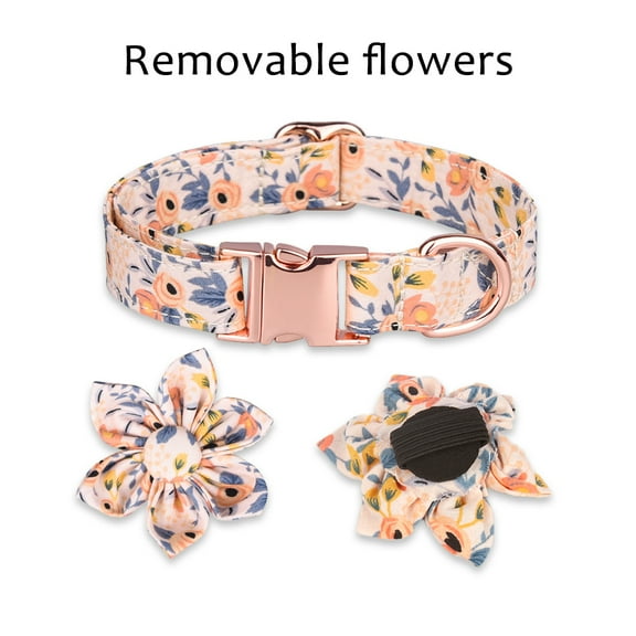 Ameitech Cat Collar Breakaway with Cute Removable Bow Tie Cat Kitten Dog,Orange M