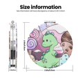 thumbnail image 3 of Pofeuu Moriah Elizabeth for Portable Pocket Makeup Mirror PU Cover Compact Travel Mirror with Normal and Magnifying Double Sided Glass-Round Shape-Round Shape, 3 of 9