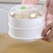 Homoyoyo Vegetable Steamer Double Layer White 1Pack