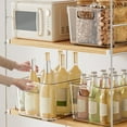 thumbnail image 4 of Hyasfey 1/3Pcs Extra Large Clear Plastic Storage Bins Transparent Organizer with Built-In Handle Large Capacity Acrylic Organizer Square Container, 4 of 7