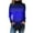 Blue, variant on Spring !DianGeFu Fall Winter Long Sleeve Tops plus size,Women's Long Sleeve Printed High Neck Top T-shirt,Orange,XL