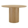 thumbnail image 2 of Modway Senja 47" Round Modern Style MDF and Wood Dining Table in Oak, 2 of 6