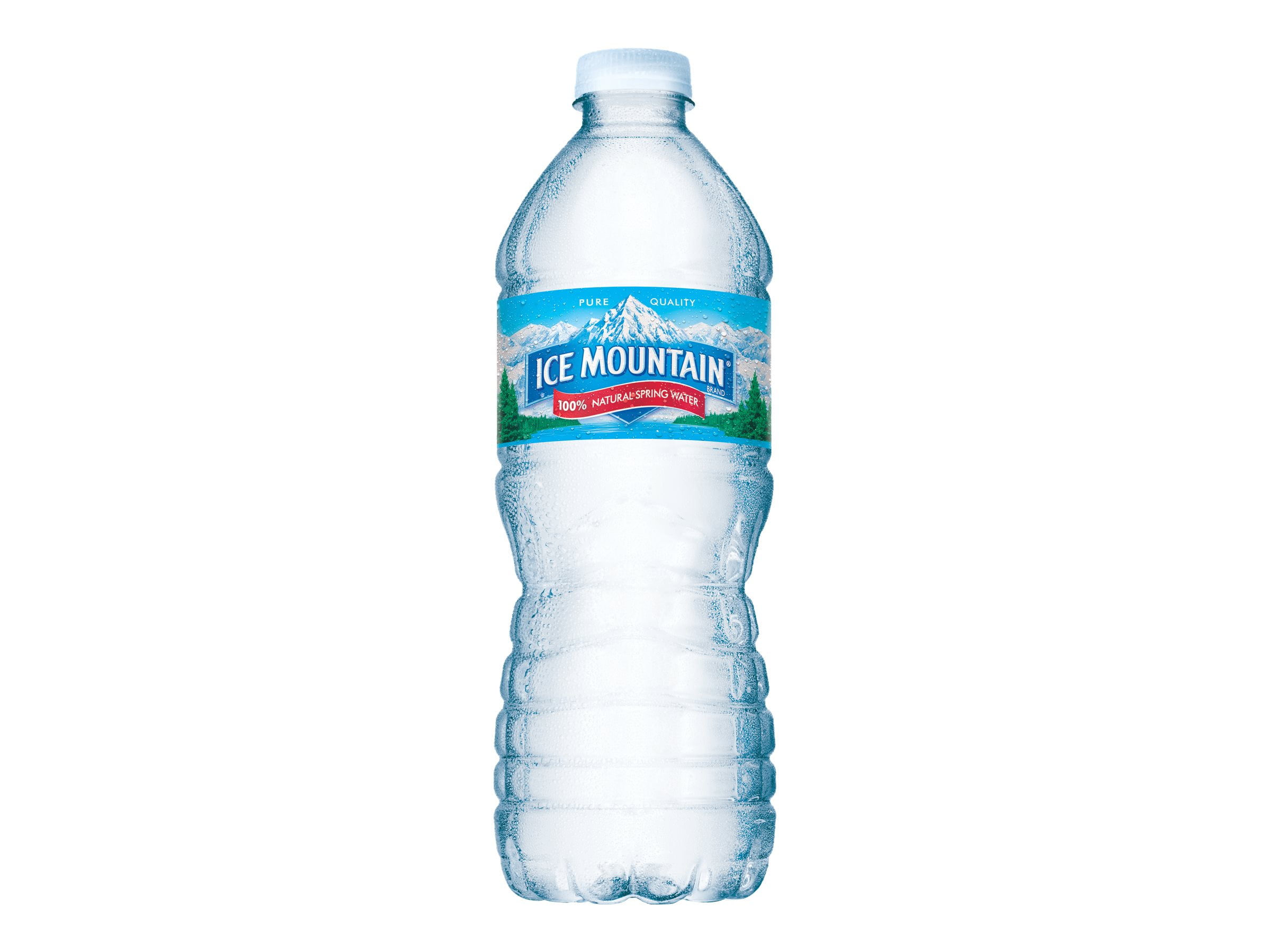 ICE MOUNTAIN Brand 100 Natural Spring Water, 23.7ounce plastic sport cap bottles (Pack of 24