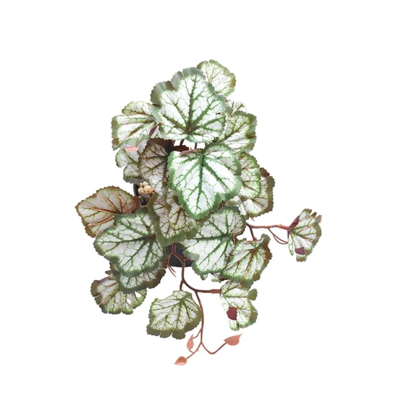 Injueey Plantas artificiales vibrantes para terrarios - Ilumina el espacio habitable Plantas de jardín Balcón artificial Hoja de raíz de Type3 NO3