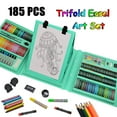 thumbnail image 2 of Art Set Sunnyglade, 185 piezas, caballete triple de doble cara, 2 of 7