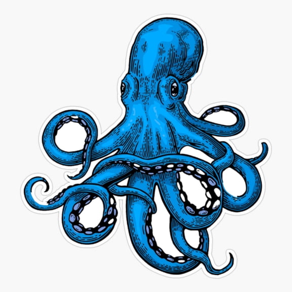 Kraken Sea Creature Ocean Life Sticker