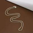thumbnail image 4 of QQTDFG 925 Sterling Solid Silver 1MM/1.5MM/2MM Box Chain Necklace For Women 16-24"-18inch-2MM, 4 of 8