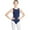 Navy Blue, variant on Capezio High-Neck Tank Leotard - Girls