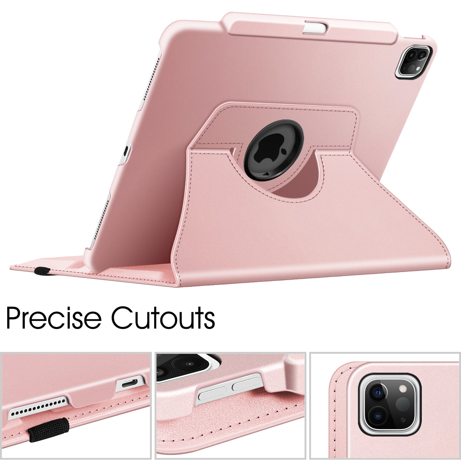 Fintie Swivel Case for iPad Pro 12.9 (2021/2020/2018) - 360 Degree Rotating Protective Cover w/Pencil Holder for iPad Pro 12.9-inch 5/4th/3rd Generation
