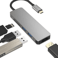 thumbnail image 3 of Adaptador Tipo Usb 3.0 Tipo C, Hdmi 4k Sd 5 En 1 Levamdar 2033574, 3 of 8