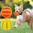 thumbnail image 1 of Neinkie Pet Toy Teeth Shape Massage Gums Rubber Interactive Dogs Toys Ball for Teddy, 1 of 9