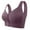 38#Light Purple, variant on Bra - Comfortable Front Button Wireless Shaping Bra, No Underwire Front Closure Bras for Older Women Black 44