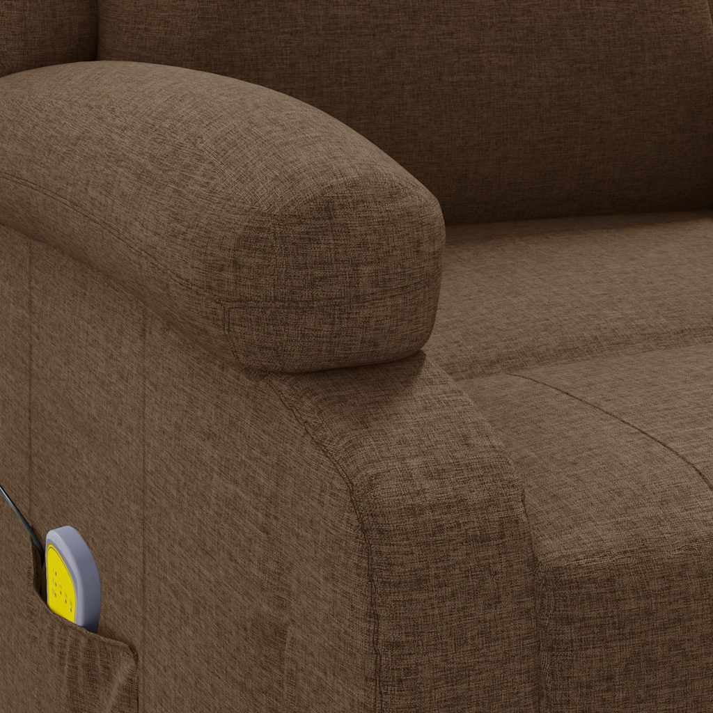 vidaXL Reclining Adjustable Fabric Armchair Massage Chair