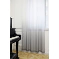 thumbnail image 2 of ZMLEVE Window Sheer Gradient Gray Curtains 72 Inches Long 2 Panels Sheer Curtains Sheer Curtain Basic Rod Pocket Panel for Bedroom Living Room Yard Kitchen (Gradient-Gray, 52" W x 72" L | 2 pcs), 2 of 4