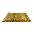 thumbnail image 2 of Ahgly Company Machine Washable Indoor Round Persian Yellow Traditional Area Rugs, 5' Round, 2 of 4