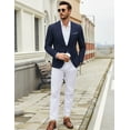 thumbnail image 4 of COOFANDY Casual Slim Fit Sport Coats for Men Regular Fit One Button Formal Blazer Jacket, 4 of 6