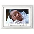 thumbnail image 2 of GODCHILD silver charm frame by Malden Design - 4x6, 2 of 3