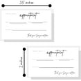 thumbnail image 2 of Appointment Reminder Cards  50 Pack  2x3.5 inches Business Card Size  Small Business Supplies  White Card Design, 2 of 9