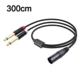 thumbnail image 1 of Câble Répartiteur Xlr vers Double Rca Y Anti-Blindage pour Mixeur Amplificateur Micro, 1 of 4