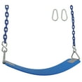 thumbnail image 1 of Swing Set Stuff Inc. Commercial Polymer Belt Seat with 5Coated Chain & SSS Logo Sticker… Commercial Polymer Belt Seat Coated Chain, Blue, 1 of 1