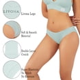 thumbnail image 2 of Livona Women's Laser-Cut Hipster Panties - No VPL, Seamless, Tagless - Ultra Soft Stretch Underwear (Pack of 6), 2 of 4