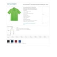 thumbnail image 2 of Port Authority K497 Men's Blend Pique Polo Shirt - Vibrant Green - 4X-Large, 2 of 2