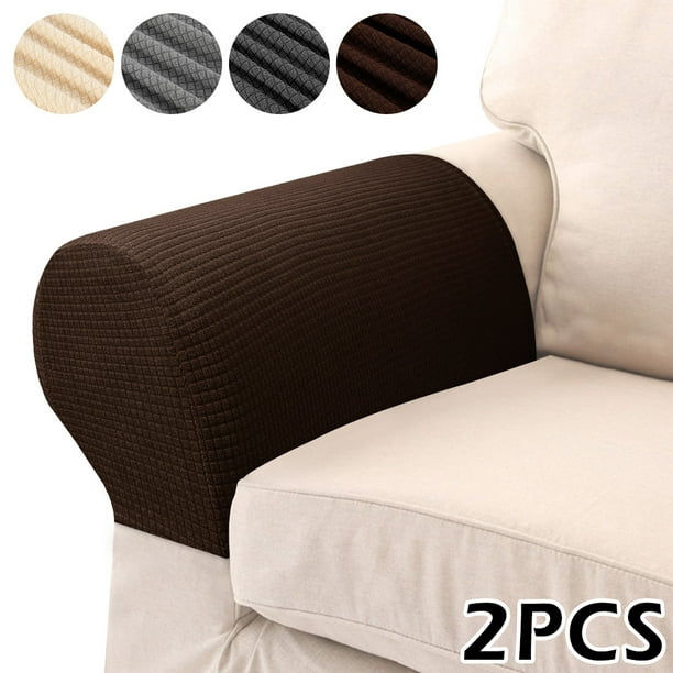 2Packs Stretch Armrest Covers Sofa Arm Covers for Chairs Couch Anti