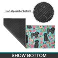 thumbnail image 6 of Bichon Dog Blue Florals Kitchen Rugs Sets Of 2,Anti Fatigue Kitchen Mat Rugs Non Slip Washable,Decorative Kitchen Floor Mats for Kitchen,Sink,Laundry,17"x30"+17"x47", 6 of 7