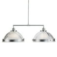 thumbnail image 5 of Ellerby Double Half Globe Island Pendant Lamp-Finish:Satin Chrome,Material:Steel,Size:34.5"W x 15"L x 52.25"H, 5 of 7