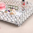 thumbnail image 3 of Bandeja decorativa Hipiwe Crystal para maquillaje, 35 x 20 cm, color plateado, 3 of 9