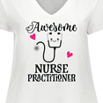 thumbnail image 4 of Inktastic Nurse Practitioner LNP Gift Women's Plus Size V-Neck T-Shirt, 4 of 5