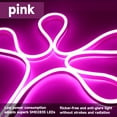 thumbnail image 7 of DAYBETTER 16.4ft Pink LED Neon Rope Lights, 24v Low Voltage and IP65 Waterproof Flexible Strip Lights for Indoor Outdoor Home Decor（Include Power Adapter）, 7 of 7