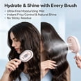thumbnail image 2 of Electric Spray Air Cushion Massage Comb, Electric Spray Hair Cushion Comb, 5 in 1 Air Cushions Brush, Mist and Brush, Anti-Frizz Hydrating Hair Brushs for Dry Frizzy (white without essential oil), 2 of 8