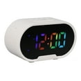 thumbnail image 1 of Réveil Numérique, Grands Chiffres Horloge Numérique LED avec Répétition, 2 Réveils, Dimmable, Volume Réglable, Réveil Numérique RGB Coloré pour Chambre, Salon, Bureau, 1 of 7