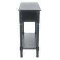 thumbnail image 3 of SAFAVIEH Tate Amish Black Wood Console Table with Drawer (36 in. W x 13 in. D x 29.5 in. H), 3 of 15