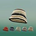 thumbnail image 4 of Aellinatey Color Matching Bucket Hat for Adult Outdoor Wide Brim Crochet Fisherman Hat, 4 of 20