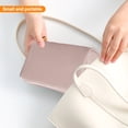 thumbnail image 4 of Portable waterproof travel makeup small bag, made of nylon, PVC composite fabric - beige, 4 of 5
