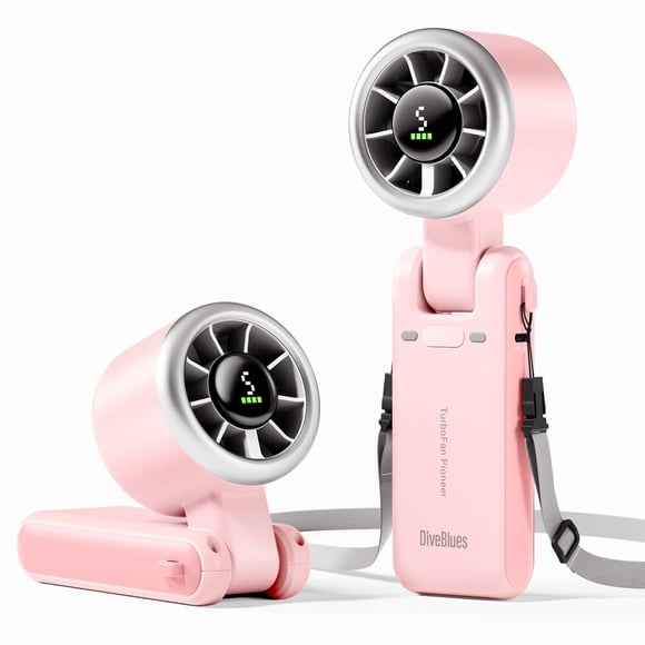 Turboventilador portátil Diveblues N607, 5 Gear Wind, batería de 12 h